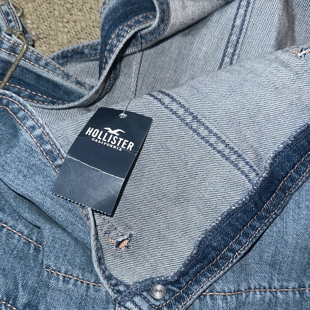 Women’s Denim Overall Shorts